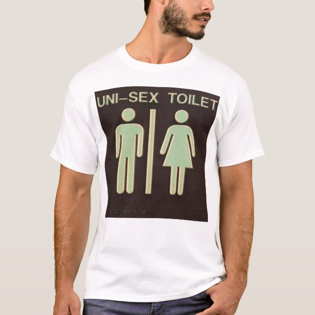 T-shirt Toilette unisexe (Devant)