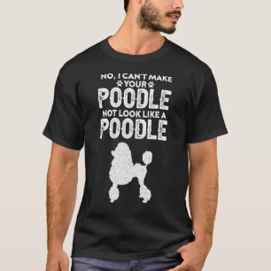 T-shirt Toiletteur pour chien Caniche Toilettage pour anim