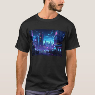 T-shirt Toit Cyberpunk Tokyo