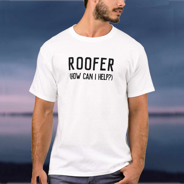 T-shirt Toit - Roofer Entreprise (Créateur téléchargé)