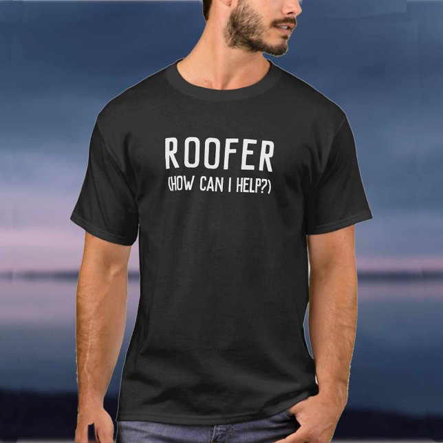 T-shirt Toit - Roofer Entreprise (Créateur téléchargé)