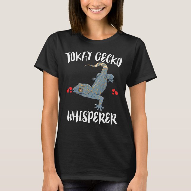 T-shirt Tokay Gecko Whisperer Lizard Propriétaire d'animal (Devant)