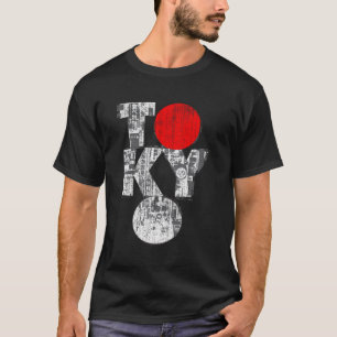T-shirt Tokyo City Japon Vintage