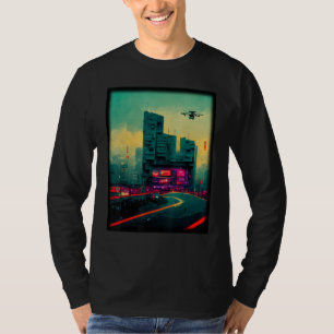 T-shirt Tokyo Cyberpunks Rétro lo-fi indie Japon ambiance