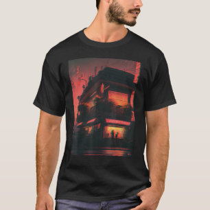 T-shirt Tokyo Cyberpunks Retro lo-fi indie Japon vibe est