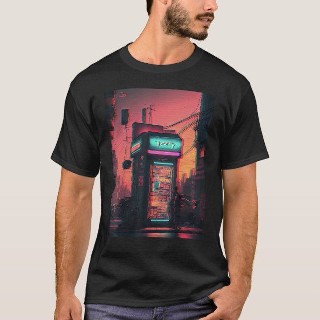 T-shirt Tokyo Cyberpunks Retro lo-fi indie Japon vibe est (Devant)