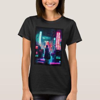 T-shirt Tokyo Cyberpunks Retro lo fi indie Japon vibe est