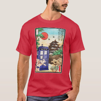 T-shirt Tokyo Japan Building Retro Scenery gift