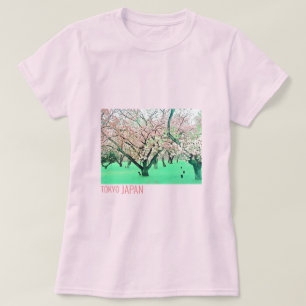 T-shirt Tokyo Japon Cherry Blossom Voyage de printemps