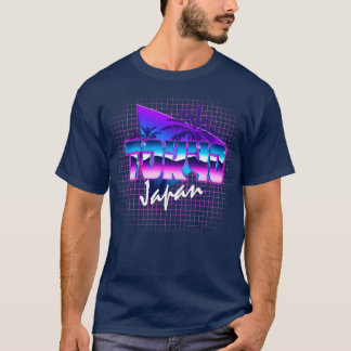 T-shirt Tokyo Japon Rétrowave Outrun 2