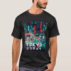T-shirt Tokyo Japon Style esthétique Cyberpunk Va esthétiq