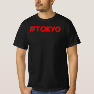T-shirt "#Tokyo" Joli Design. Commandez dès maintenant