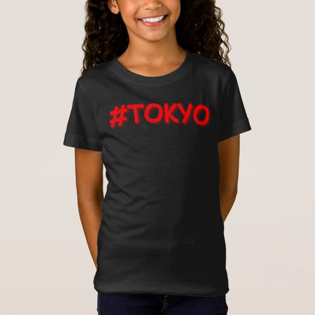 T-Shirt "#Tokyo" Joli Design. Commandez dès maintenant  (Devant)