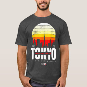 T-shirt Tokyo Le Pays Du Soleil Levant Rue Originale