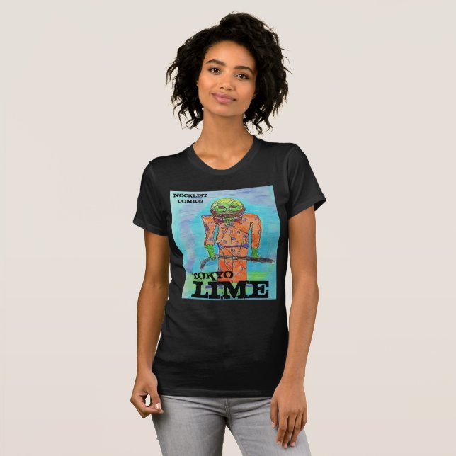T-SHIRT TOKYO LIME (Devant entier)