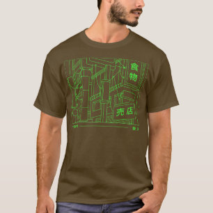 T-shirt Tokyo Rues Japon Vintage rétro Art Pré