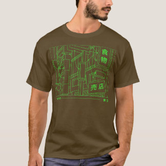 T-shirt Tokyo Rues Japon Vintage rétro Art Pré