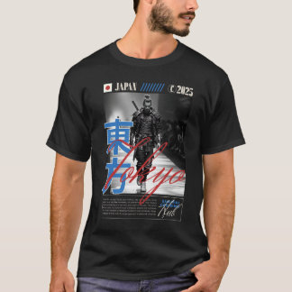 T-shirt Tokyo Samurai Fashion Artwork