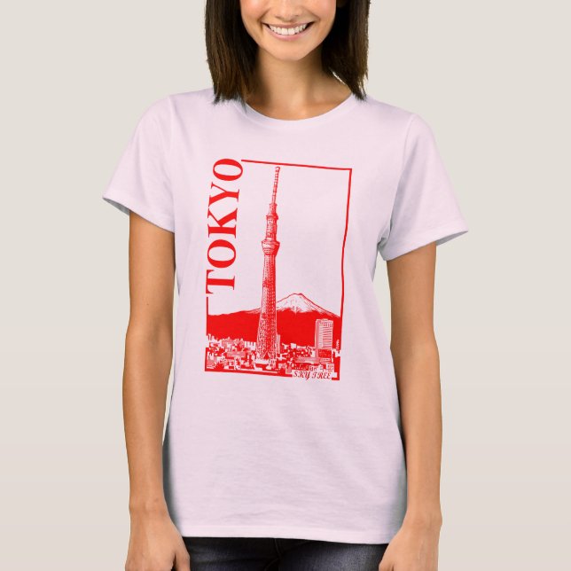 T-shirt Tokyo - SkyTree (Devant)