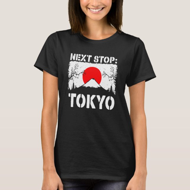 T-shirt Tokyo Summer Vacation Trip Next Stop Vacay Vibes S (Devant)