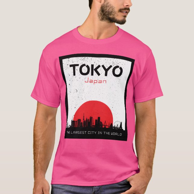 T-shirt Tokyo the Largest City in the World gift (Devant)
