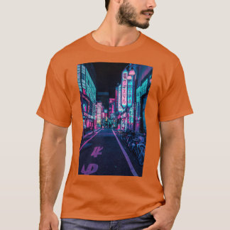 T-shirt Tokyo un monde de néon actif