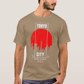 T-shirt Tokyo Ville Terre Du Soleil Levant Premium