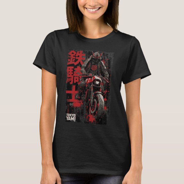 T-shirt Tokyo Yami – Iron Rider Samurai (Devant)