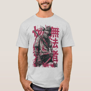 T-shirt Tokyo Yami – Samouraï hors-la-loi avec typographie