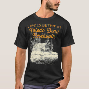 T-shirt Toledo Bend Réservoir Lake Life