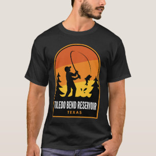 T-shirt Toledo Bend Réservoir Texas Fishing