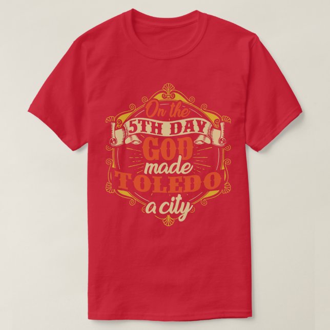 T-shirt Toledo City Espagne (Design devant)