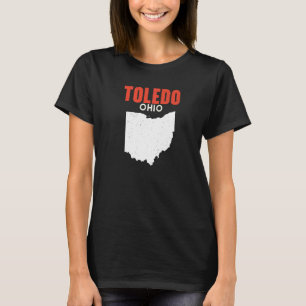 T-shirt TOLEDO Ohio USA State America Travel Ohioan