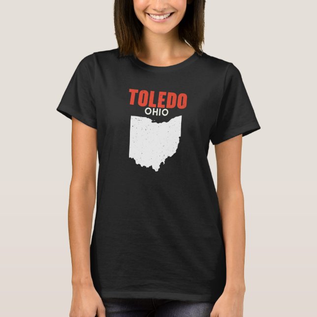 T-shirt TOLEDO Ohio USA State America Travel Ohioan (Devant)