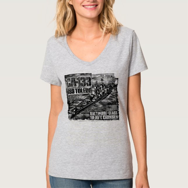 T-shirt Toledo pour croiseur lourd (Devant)
