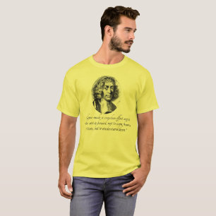 T-shirt Tolérance de Spinoza et citation de compréhension