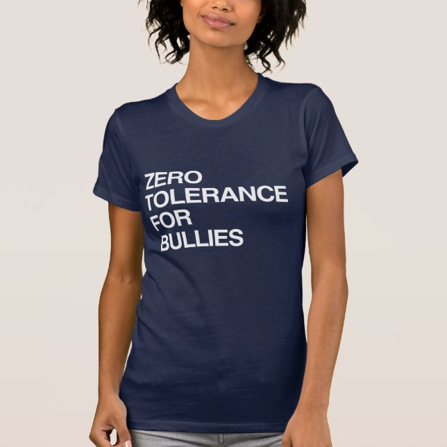 T-SHIRT TOLÉRANCE ZÉRO POUR LES BRUTES (Devant)