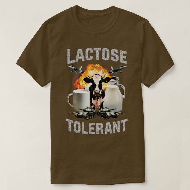 T-shirt tolérant au lactose (Design devant)