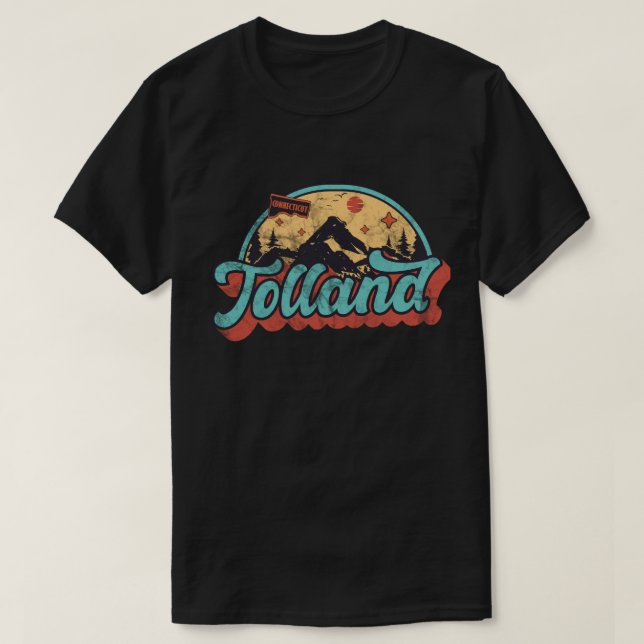 T-shirt Tolland, Connecticut (Design devant)