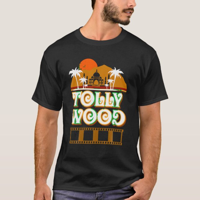 T-shirt Tollywood Movie Retro Telugu Amoureux du cinéma in (Devant)