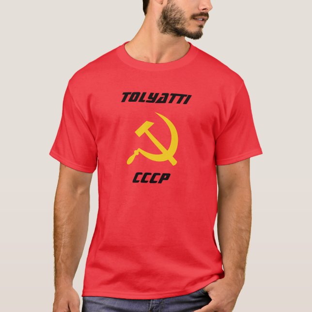 T-shirt Tolyatti, CCCP, Tolyatti, Russie (Devant)