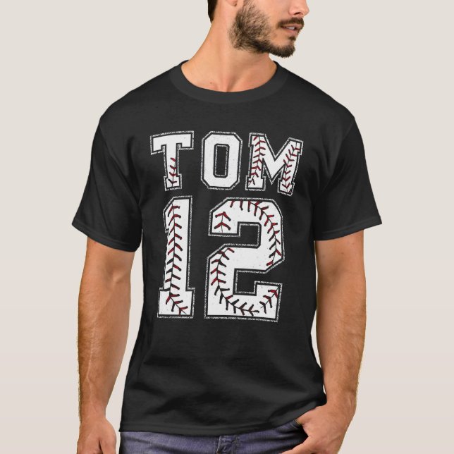 T-Shirt Tom 12 Baseball Stitch (Devant)