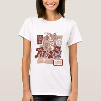 T-shirt Tom and Jerry Fit To Be Tied