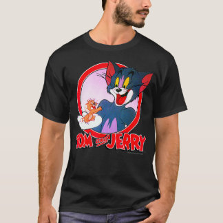 T-shirt Tom And Jerry Retro Style Portrait 