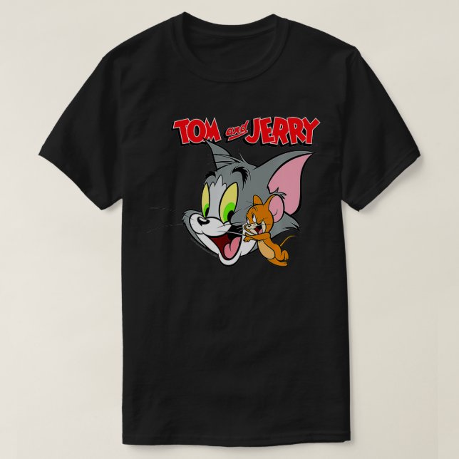 T-shirt Tom And Jerry Simple Portrait Logo Premium  (Design devant)
