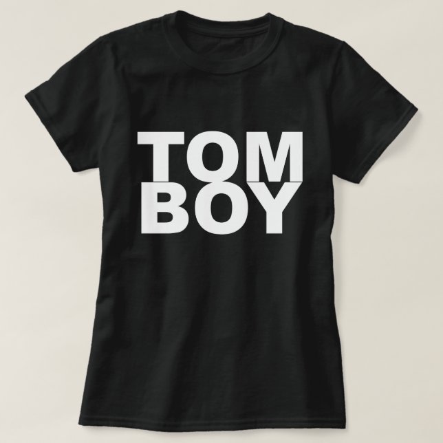 T-SHIRT TOM BOY. (Design devant)