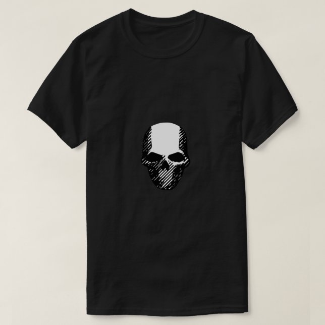 T-shirt Tom Clancy's Ghost Recon Skull design Casquette de (Design devant)