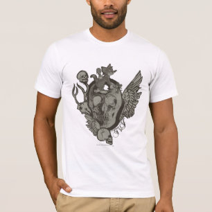 T-shirt Tom et crâne de Jerry