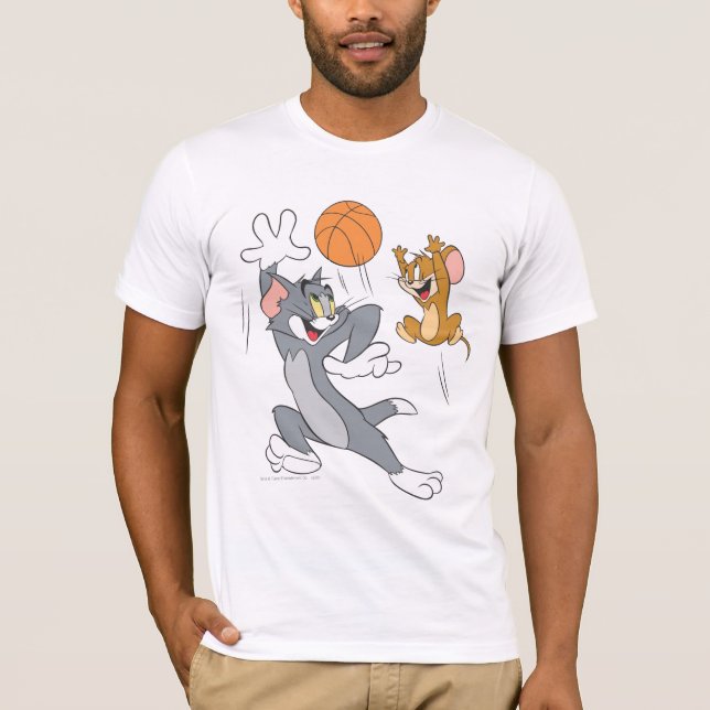 T-shirt Tom et Jerry Basketball 1 (Devant)