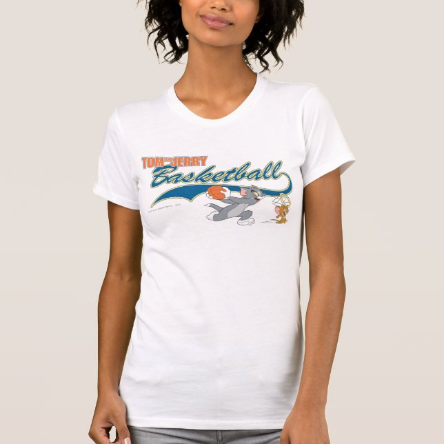 T-shirt Tom et Jerry Basketball 5 (Devant)